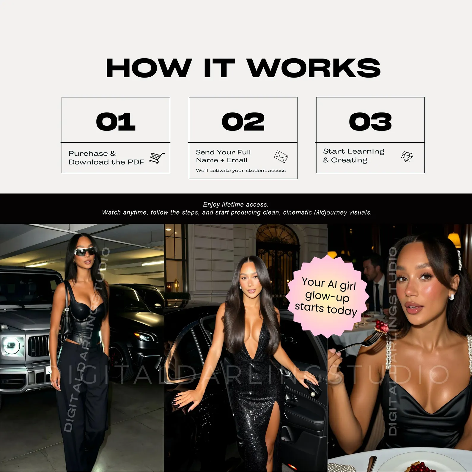 Higgsfield AI Course, Realistic AI Content for UGC, Reels, Stock Photos, Faceless Marketing, Digital Products & Social Media Content
