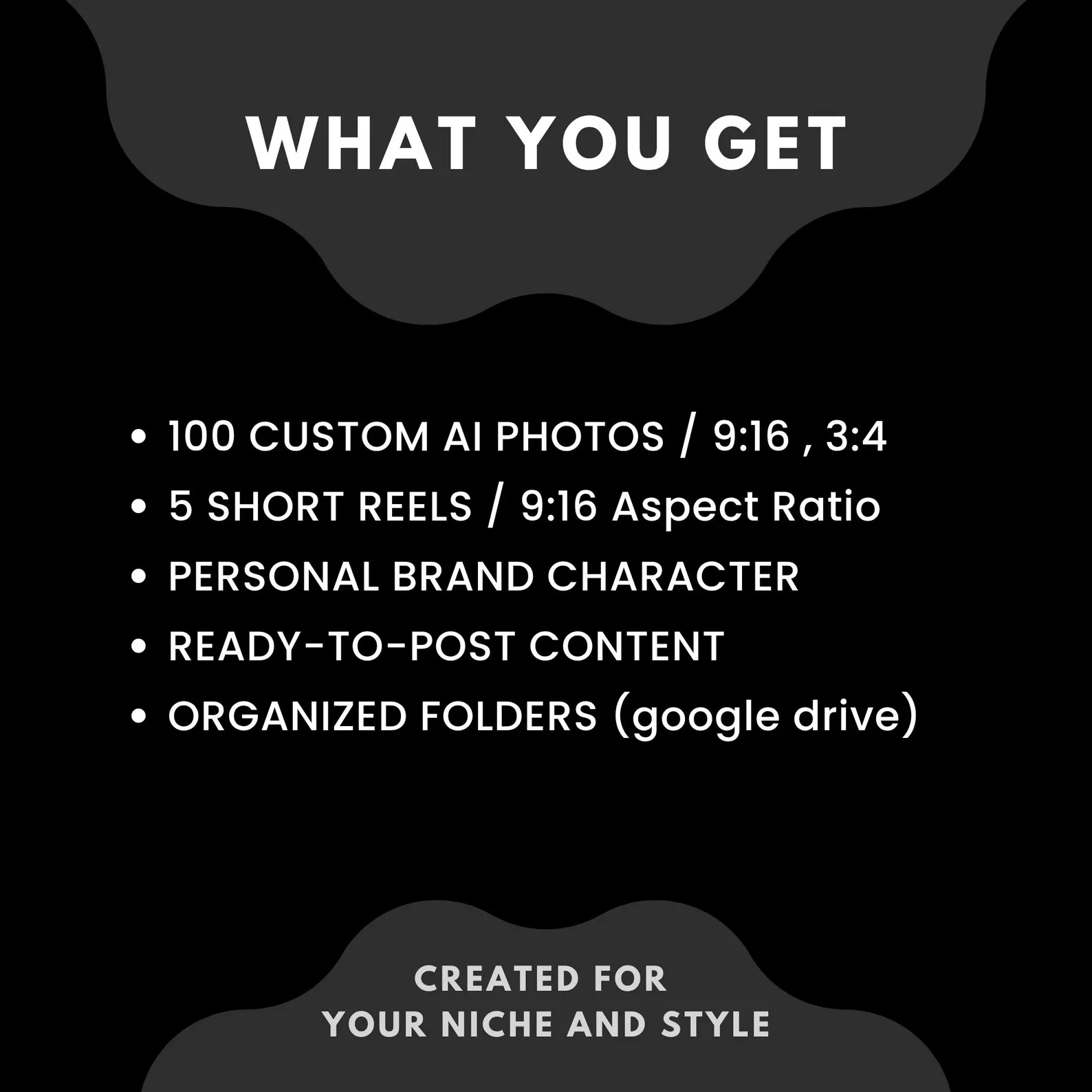 Custom AI Influencer Kit Delivered in 24 Hours (100 Photos + 5 Reels)